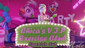Chica’s Exercise Club?Manwiththemole?Sub Spanish - ﻿3D animation on Crohasit